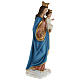 Statue of Our Lady of Help holding Baby Jesus in fibreglass 80 cm for EXTERNAL USE s8