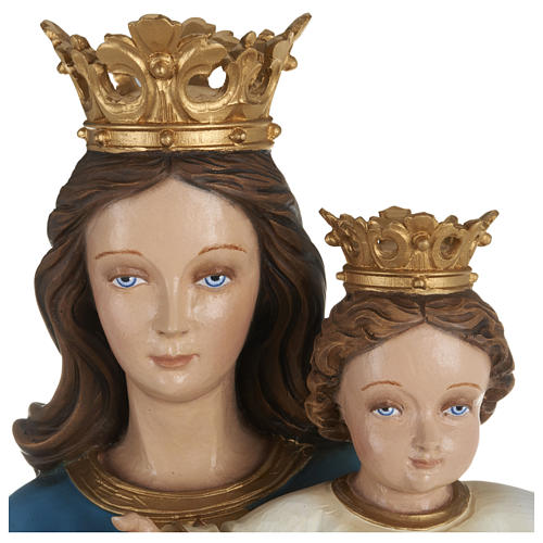 Estatua María Auxiliadora con niño 80 cm fiberglass PARA EXTERIOR 3