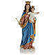 Estatua María Auxiliadora con niño 80 cm fiberglass PARA EXTERIOR s1