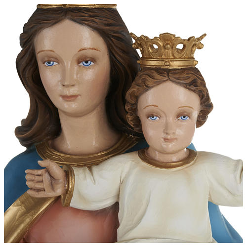 Statue Marie Auxiliatrice avec enfant 80 cm fibre de verre POUR EXTÉRIEUR 2