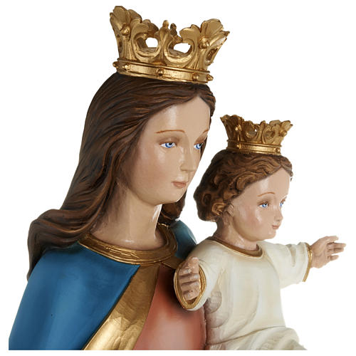 Statue Marie Auxiliatrice avec enfant 80 cm fibre de verre POUR EXTÉRIEUR 7