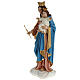 Statue Marie Auxiliatrice avec enfant 80 cm fibre de verre POUR EXTÉRIEUR s6