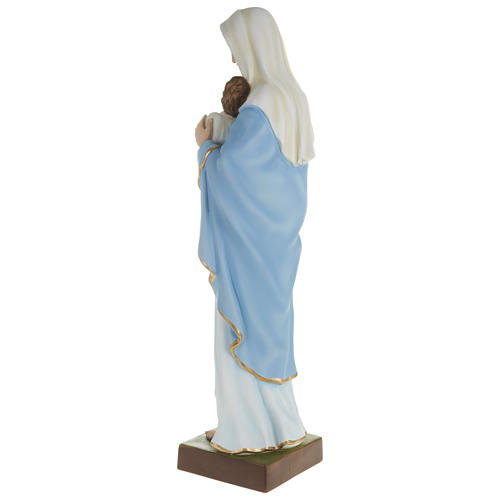 Estatua Virgen con niño en brazos 80 cm PARA EXTERIOR 7