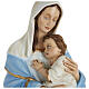 Figura Madonna z Dzieciątkiem przytulonym do piersi, wys. 80 cm, włókno szklane, NA ZEWNĄTRZ s2