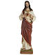 Estatua Sagrado Corazón de Jesús fibra de vidrio 80 cm PARA EXTERIOR s1