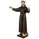 Statue of St. Francis with doves in fibreglass 100 cm for EXTERNAL USE s5