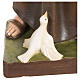 Statue of St Francis and Dove in Fiberglass 80 cm FOR OUTDOORS s2