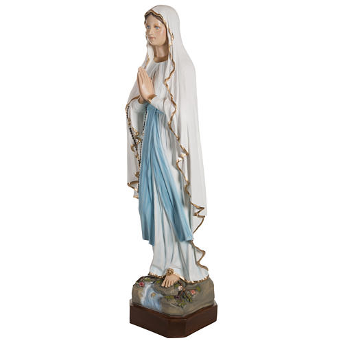 Statue of Our Lady of Lourdes in fibreglass 130 cm for EXTERNAL USE 3