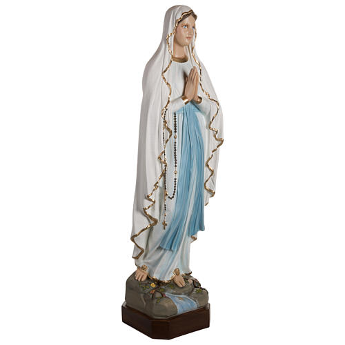Statue of Our Lady of Lourdes in fibreglass 130 cm for EXTERNAL USE 5