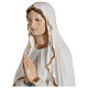 Statue of Our Lady of Lourdes in fibreglass 130 cm for EXTERNAL USE s4