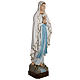 Statue of Our Lady of Lourdes in fibreglass 130 cm for EXTERNAL USE s5