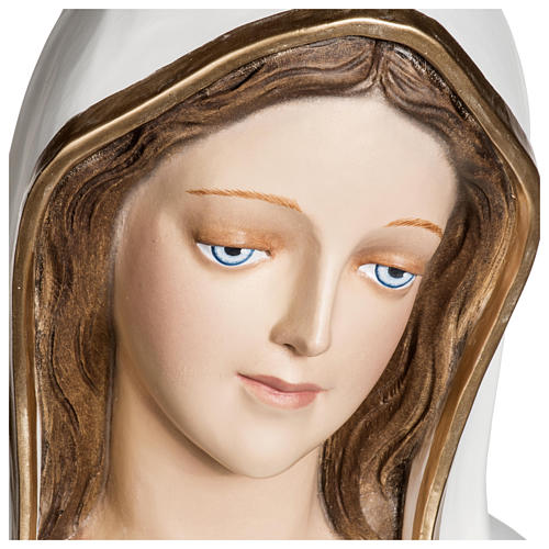 Statue of Our Lady of Fatima in fibreglass 120 cm for EXTERNAL USE 2