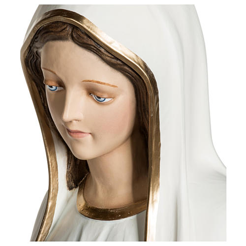 Estatua Virgen de Fátima 120 cm fiberglass PARA EXTERIOR 10