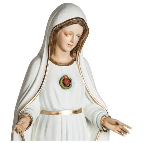 Statua Madonna di Fatima 120 cm fiberglass PER ESTERNO 3