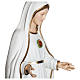 Statua Madonna di Fatima 120 cm fiberglass PER ESTERNO s9