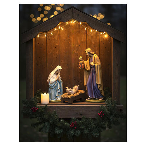 Estatua Nacimiento en fibra de vidrio 60 cm PARA EXTERIOR 2