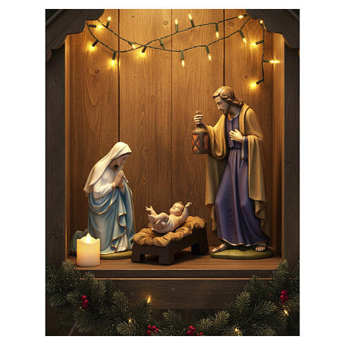 Statua Natività 60 cm fiberglass PER ESTERNO 7