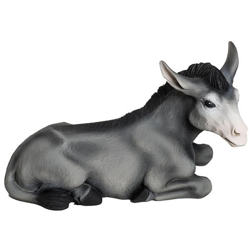 Ox and Donkey in fibreglass 60 cm for EXTERNAL USE 2