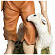 Shepherd with sheep in fibreglass 60 cm for EXTERNAL USE s4