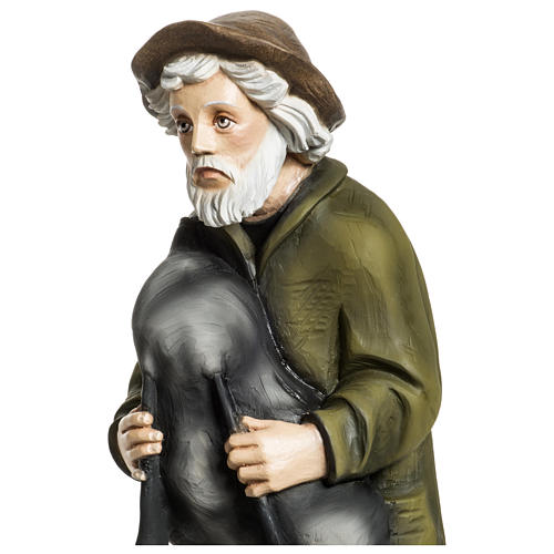 Bagpiper Nativity Fiberglass Statue, 60 cm FOR OUTDOORS 3