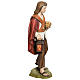 Shepherd with lantern and bread in fibreglass 60 cm for EXTERNAL USE s5