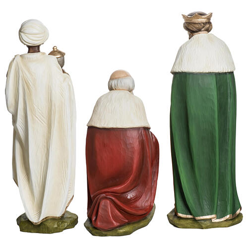 3 Wise Men Statue in Fiberglass, 60 cm FOR OUTDOORS 12