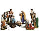 Complete Nativity Scene in fibreglass 15 statues 60 cm for EXTERNAL USE s1