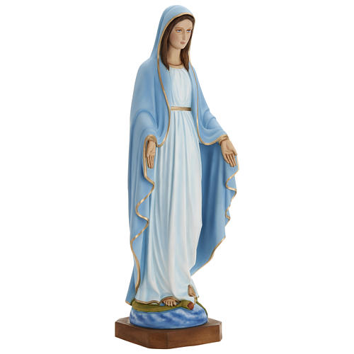 Estatua Virgen Milagrosa 80 cm fiberglass PARA EXTERIOR 3