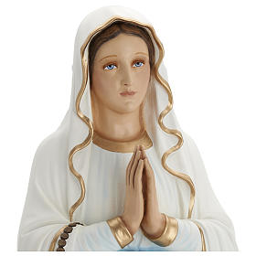 Estatua Virgen de Lourdes 85 cm de fibra de vidrio PARA EXTERIOR