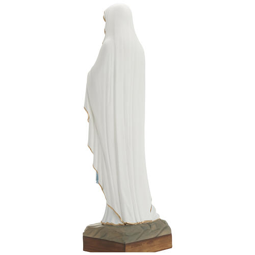 Our Lady of Lourdes Statue in Fiberglass, 85 cm FOR OUTDOORS 7