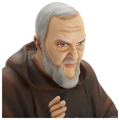 Statue of Padre Pio in fibreglass 60 cm for EXTERNAL USE 4