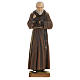 Statua Padre Pio vetroresina 60 cm PER ESTERNO s1