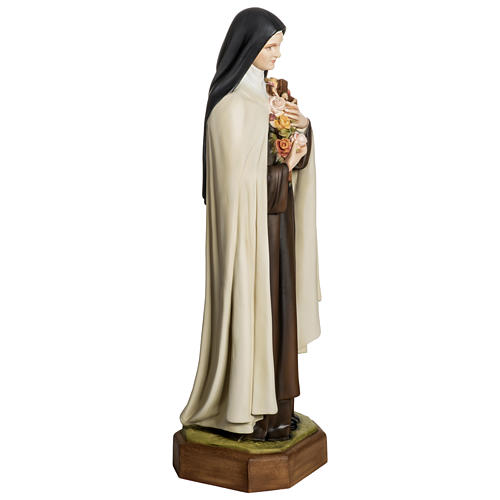 Statue of St. Theresa of Lisieux in fibreglass 80 cm for EXTERNAL USE 4