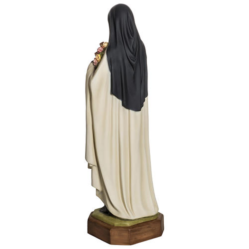 Statue of St. Theresa of Lisieux in fibreglass 80 cm for EXTERNAL USE 8