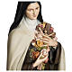 Statue of St. Theresa of Lisieux in fibreglass 80 cm for EXTERNAL USE s2