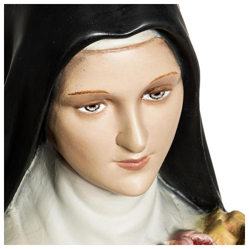 Statue Sainte Thérèse de Lisieux 80 cm fibre de verre POUR EXTÉRIEUR 5
