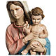 Statue of the Virgin Mary with Baby Jesus in fibreglass 60 cm for EXTERNAL USE s2