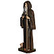Statue of St. Anthony Abbott in fibreglass 160 cm for EXTERNAL USE s4