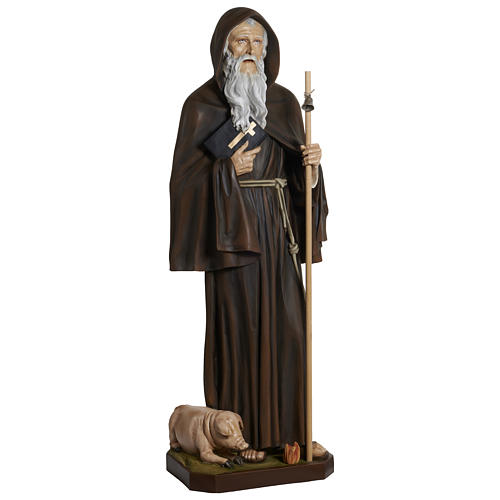 Saint Anthony the Abbot Fiberglass Statue, 160 cm FOR OUTDOORS 6