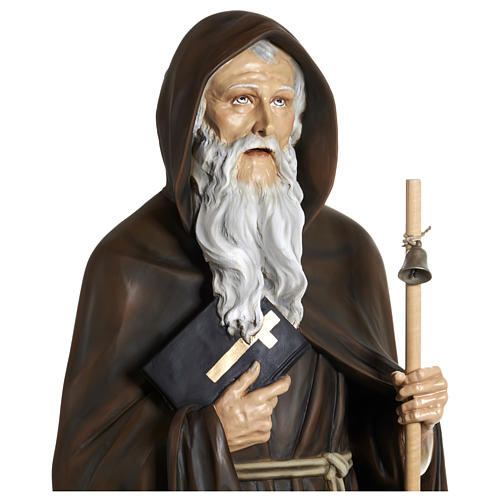 Saint Anthony the Abbot Fiberglass Statue, 160 cm FOR OUTDOORS 7