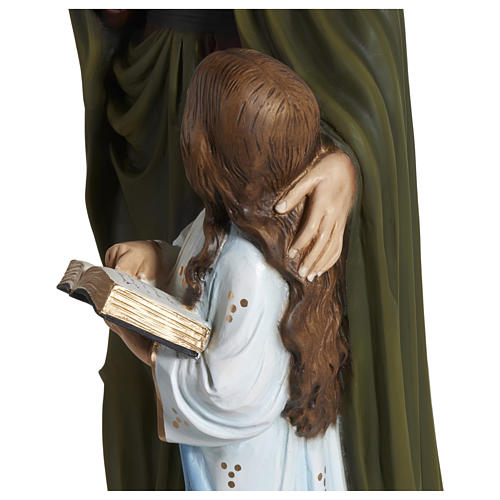 Statue Heilige Anna mit Maria 80cm Fiberglas AUSSENGEBRAUCH 5