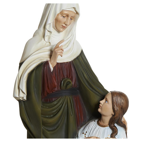Statue Heilige Anna mit Maria 80cm Fiberglas AUSSENGEBRAUCH 9