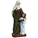 Statue Heilige Anna mit Maria 80cm Fiberglas AUSSENGEBRAUCH s1
