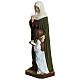 Statue Heilige Anna mit Maria 80cm Fiberglas AUSSENGEBRAUCH s4
