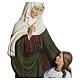 Statue Heilige Anna mit Maria 80cm Fiberglas AUSSENGEBRAUCH s9