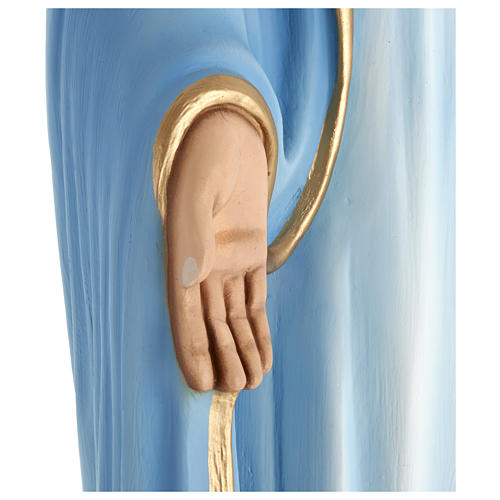 Statue of the Immaculate Virgin Mary in fibreglass 100 cm for EXTERNAL USE 7