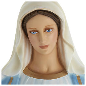 Estatua Virgen Inmaculada 100 cm fibra de vidrio PARA EXTERIOR