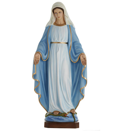 Our Lady of Grace Statue in Fiberglass, 100 cm FOR OUTDOORS 1