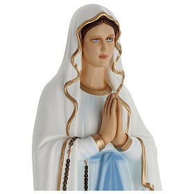 Estatua Virgen Lourdes 100 cm fibra de vidrio PARA EXTERIOR