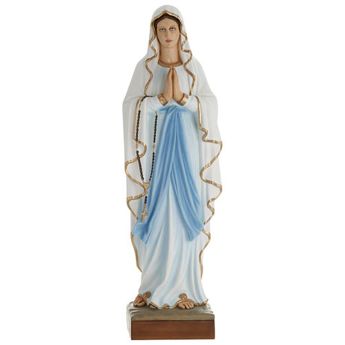 Estatua Virgen Lourdes 100 cm fibra de vidrio PARA EXTERIOR 1